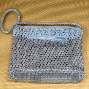 Gray Crochet Women's Bag